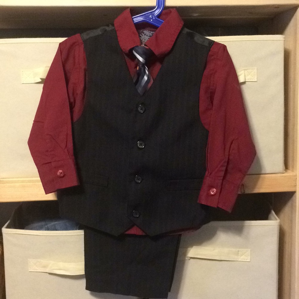 4T boys dress set
